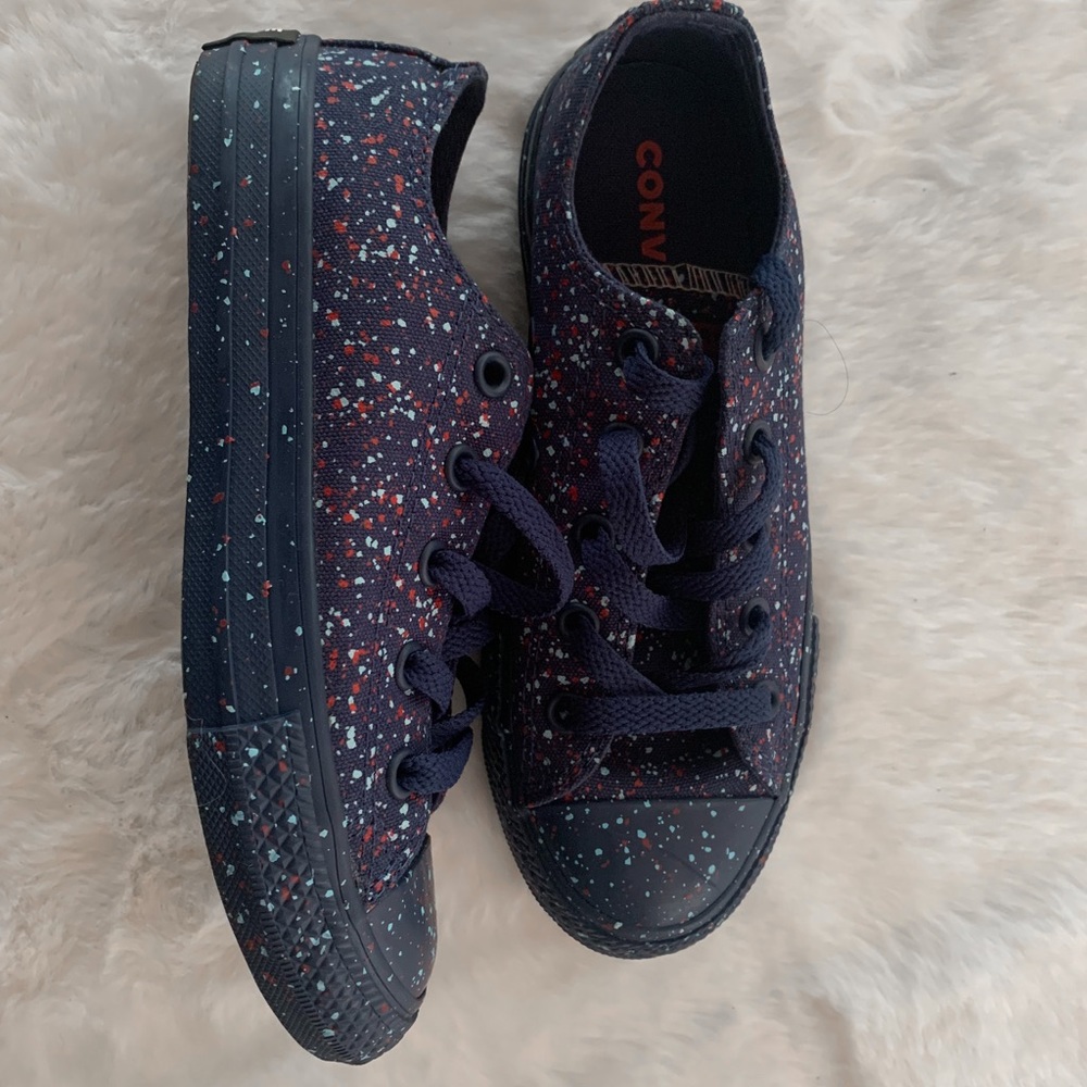 Kids Paint Splatter Converse